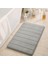Gri Tarzı 40X60CM Banyo Paspas Banyo Halı Su Emme Halı Shaggy Bellek Köpük Banyo Paspas Mutfak Zemin Banyo Halıları ve Mat Seti Duş Mat (Yurt Dışından) 1