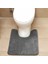 Haki Tarzı Mercan Polar Kaymaz Tuvalet Zemin Mat U-Şekilli Bellek Su Emici Köpük Banyo Paspasları Yıkanabilir Banyo Ayaklı Ped Halı Ev Dekor (Yurt Dışından) 2