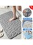Siyah Stil 400MMX600MM Sıcak Arnavut Kaldırımı Kabartmalı Banyo Paspas Ev Oturma Odası Halı 3D Bellek Köpük Banyo Paspas Kaymaz Emici Banyo Aksesuarları (Yurt Dışından) 3