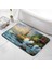 4263T-DD Stili 45X75CM Kum Plaj Mutfak Banyo Paspas Deniz Kabuğu Denizyıldızı Halılar Ev Odası Dekor Kaymaz Yumuşak Banyo Halıları Giriş Paspas Ayak Mat (Yurt Dışından) 4