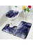 DD-745N Tarzı 40X60CM-15,7X23,6 Inç Soyut Mermer Banyo Paspas Seti Yaratıcı Geometrik Altın Çizgiler Siyah Ev Halı Banyo Dekorasyon Kaymaz Kilim Tuvalet Kapağı Kapağı (Yurt Dışından) 4