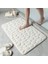 Beyaz Stil 40X60CM Arnavut Kaldırımı Banyo Paspas Kaymaz Duş Halısı Yumuşak Ayak Pedi Kabartmalı Banyo Halıları Bellek Köpük Banyo Paspas Emici Hızlı Kuru (Yurt Dışından) 1