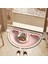 No.6 Stili 400MMX600MM 3D Genişleme Diatomlu Toprak Paspaslar Yarı Dairesel Karikatür Banyo Emici Ayak Paspası Hızlı Kuruyan Banyo Giriş Paspasları (Yurt Dışından) 3