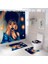 4 Adet-11 Tarzı G165XY180CM Banyo Su Geçirmez Duş Perdesi Seti Afrika Kız Banyo Seti Kaymaz Mat Halı Halı Klozet Kapağı Polyester Yıkanabilir (Yurt Dışından) 1