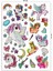 Bear & Pear Unicorn Sticker Kabartmalı Çıkartma Etiket Stiker Set 2