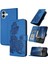 IPhone 16 Için Flip Case Artı Kickstand Koruyucu Flip Folio Kitap Pu ile (Yurt Dışından) 1