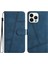 IPhone 15 Için Flip Case Pro Bilek Kayışı Cüzdan Pu Deri Tam Koruma (Yurt Dışından) 5