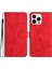 IPhone 13 Için Flip Case Pro Max Tam Koruma Bilek Kayışı Cüzdan Pu Flip (Yurt Dışından) 5