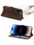 IPhone 16 Için Flip Case Pro Max Çoklu Kredi Kartı Yuvaları Kabartmalı (Yurt Dışından) 3