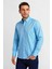 Regular Fit Paşa Yaka Düğmeli Koyu Mavi Erkek Gömlek GMOK3PS22400001_D36 5