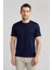 Süprem Kumaş O Yaka Lacivert Erkek T-Shirt TSNOS24Y24101_D39 1