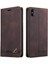 IPhone Xs Max Premium Deri Kickstand Iki Kart Yuvaları Premium Kılıf (Yurt Dışından) 1