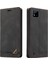 Realme C20 Kickstand Premium Deri Iki Kart Yuvaları Premium Için Kılıf (Yurt Dışından) 1