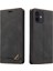 IPhone 12 Için Kılıf Mini Premium Deri Premium Deri Iki Kart Yuvaları (Yurt Dışından) 1