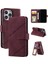 IPhone 13 Için Kılıf Pro Max Cüzdan Flip Folio Bileklik Kart Tutucu Pu (Yurt Dışından) 1