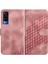Vıvo Y51 Geometrik Desen Flip Iş Manyetik Kart Pu Için Flip Case (Yurt Dışından) 1