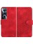 Realme C65 Flip Iş Geometrik Desen Pu Deri Flip Case (Yurt Dışından) 1