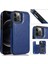 IPhone 12 Için Cüzdan Durumda Pro Max Çift Manyetik Toka Kart Yuvaları Pu (Yurt Dışından) 1