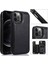 IPhone 12 Için Cüzdan Durumda Pro Max Çift Manyetik Toka Kart Yuvaları Pu (Yurt Dışından) 2
