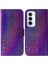 Oppo Oppo 12 5g Premium Pu Deri Glitter Renkli Standı Için Flip Case (Yurt Dışından) 1