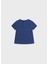 Kız Bebek Metalik Baskılı T-Shirt Lacivert 105 2