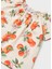 Kız Bebek Baskılı 2'Li Kısa Kollu T-Shirt Set Bej 1008 4