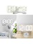 02 Ürünleri Satın Al Saat 3D LED Dijital Çalar Saat Duvar Saati Zaman/tarih/sıcaklık Ev/mutfak/ofis Saatleri Dekor Bahçe (Yurt Dışından) 5