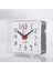 Mavi Dayanıklı Yepyeni Ofis Ev Çalar Saat Uyandırma Saatleri Pvc Sessiz Küçük Kare 1 Adet 6.2X3X5.9CM Şeker Renkler (Yurt Dışından) 2