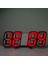 06 Ürünleri Satın Al Saat 3D LED Dijital Çalar Saat Duvar Saati Zaman/tarih/sıcaklık Ev/mutfak/ofis Saatleri Dekor Bahçe (Yurt Dışından) 1