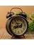 11-3 Inç Vintage Gece Işığı Çalar Saat Avrupa Retro Metal Çalar Saat Başucu Dilsiz Iğne Masa Saati Yatak Zil Çanı Alır (Yurt Dışından) 2