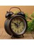 11-3 Inç Vintage Gece Işığı Çalar Saat Avrupa Retro Metal Çalar Saat Başucu Dilsiz Iğne Masa Saati Yatak Zil Çanı Alır (Yurt Dışından) 3