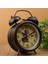 11-3 Inç Vintage Gece Işığı Çalar Saat Avrupa Retro Metal Çalar Saat Başucu Dilsiz Iğne Masa Saati Yatak Zil Çanı Alır (Yurt Dışından) 4