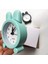 Yeşil Yaratıcı Çalar Saat Kompakt Masa Alarmı Tavşan Tasarım Yaratıcı Güzel Mini Analog Saat Ev Dekor (Yurt Dışından) 2
