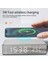 Gümüş LED Elektrikli Çalar Saat Cep Telefonu Kablosuz Şarj Cihazı Hd Saat Aynalı Zaman Hafızalı Dijital Termometre Saat (Yurt Dışından) 3