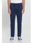 Erkek Lacivert Ekstra Slim Fit Dar Kesim Kargo Cepli Pamuklu Esnek Pantolon 2