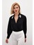 Aksesuar Detaylı Bodysuit Bluz - Siyah 4
