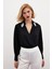 Aksesuar Detaylı Bodysuit Bluz - Siyah 5