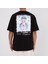 The Leon Siyah Nakışlı Oversize Unisex T-Shirt 2