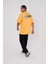 Vangogh-Monalisa-Chaplin Sarı Nakışlı Unisex T-Shirt 1