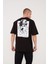 Charlie Chaplin Siyah Nakışlı Unisex T-Shirt 1