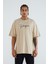 Özel Halı Desenli Dikişli Gri T-Shirt 3