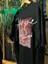 Özel Halı Desenli Dikişli Siyah T-Shirt 2