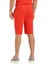 Turuncu Düz Örme Regular Fit Spor Bermuda 4