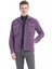 Mor Tam Balıkçı Yaka Jakarlı Yün Karışımlı Triko Kazak 3