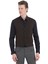Kahverengi Regular Fit V Yaka Casual Örme Triko Yelek 4