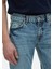 İndigo Düz Regular Fit Denim %100 Pamuk Pantolon 3