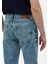 İndigo Düz Regular Fit Denim %100 Pamuk Pantolon 4