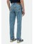 İndigo Düz Regular Fit Denim %100 Pamuk Pantolon 5