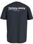 Tommy Jeans Erkek Regular Fit Rwb Tj Twıst Flag T-Shirt 2