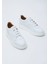 Beyaz Deri Spor Ayakkabı 3